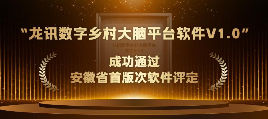 “赞优数字乡村大脑平台软件V1.0”成功通过安徽省首版次软件评定